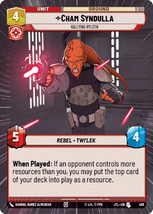 ⟡ Cham Syndulla, Rallying Ryloth