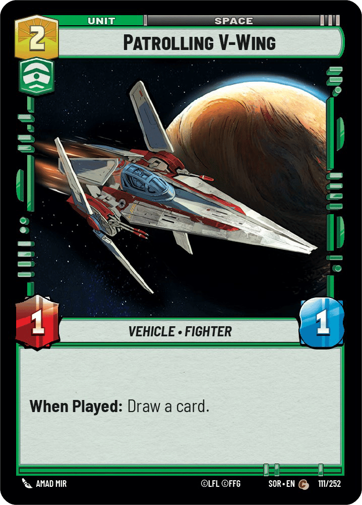 Patrolling V-Wing