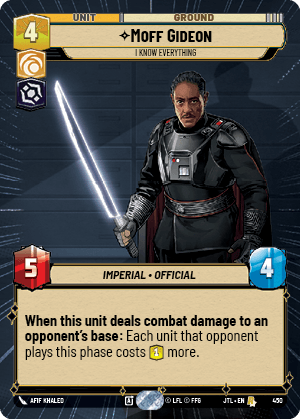 ⟡ Moff Gideon, I Know Everything
