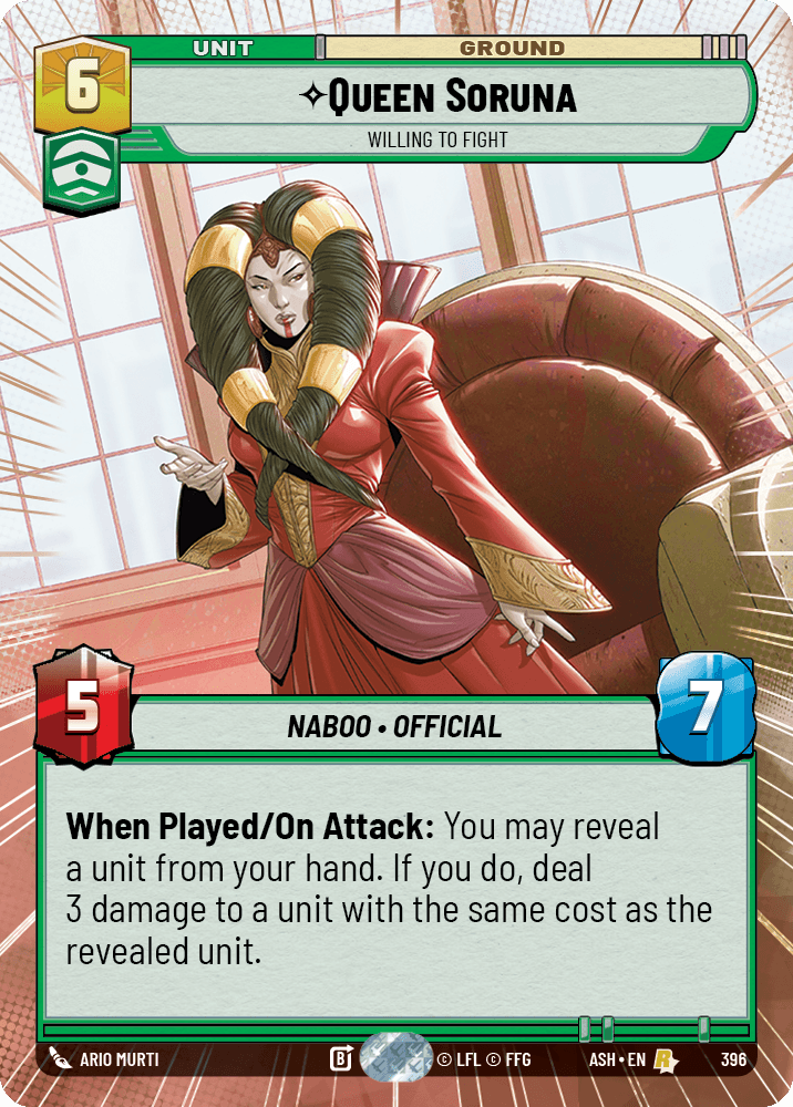 ⟡ Queen Soruna, Willing to Fight