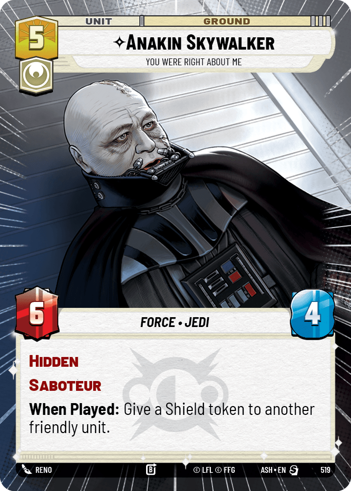 ⟡ Anakin Skywalker, You Were Right About Me