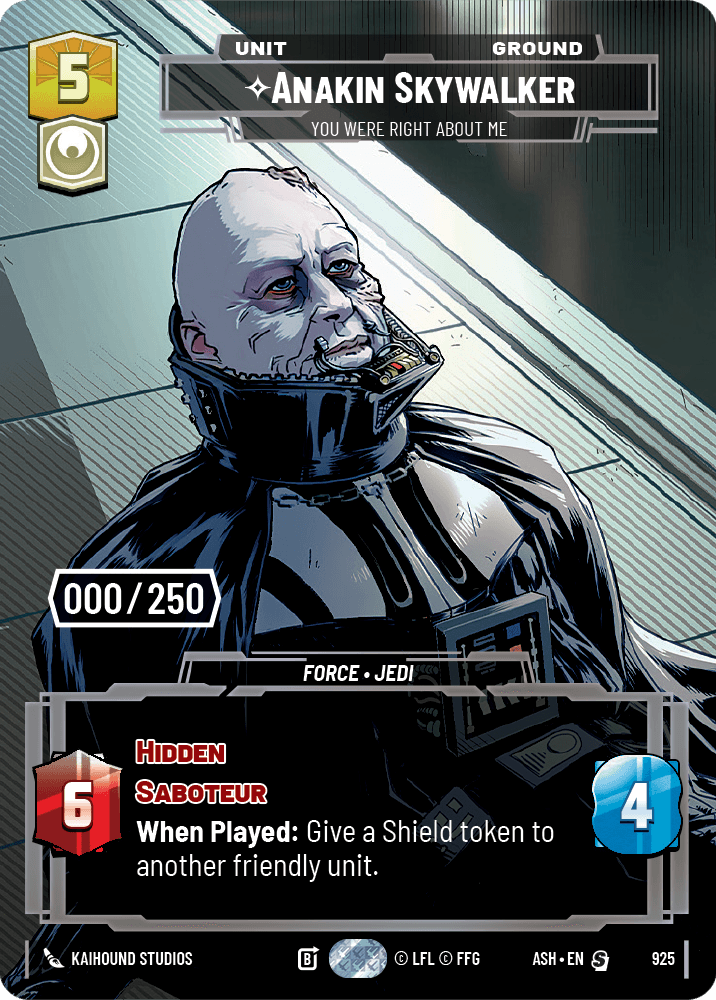⟡ Anakin Skywalker, You Were Right About Me