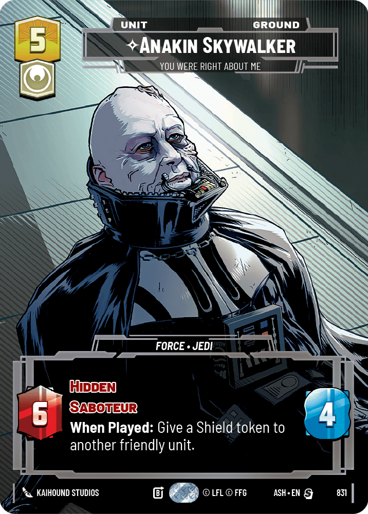 ⟡ Anakin Skywalker, You Were Right About Me