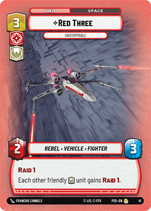 ⟡ Red Three, Unstoppable