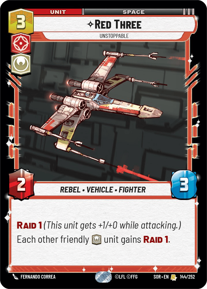 ⟡ Red Three, Unstoppable