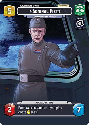 ⟡ Admiral Piett, Commanding the Armada (back)