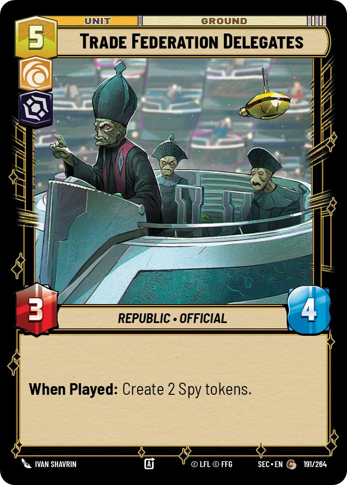 Trade Federation Delegates