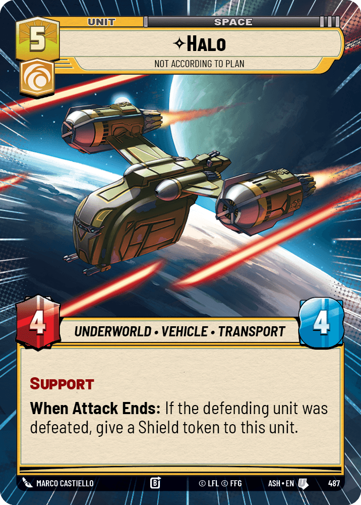 ⟡ Halo, Not According to Plan