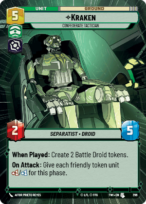 ⟡ Kraken, Confederate Tactician