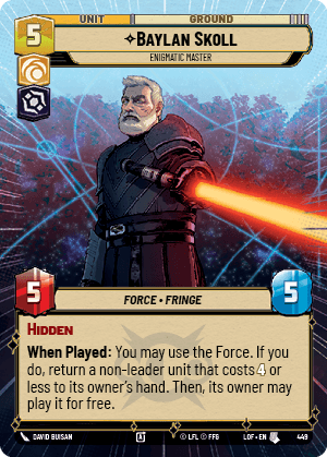⟡ Baylan Skoll, Enigmatic Master