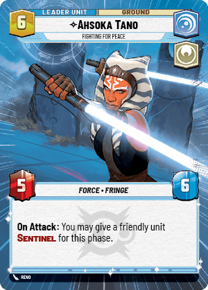 ⟡ Ahsoka Tano, Fighting For Peace (back)