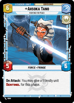 ⟡ Ahsoka Tano, Fighting For Peace (back)