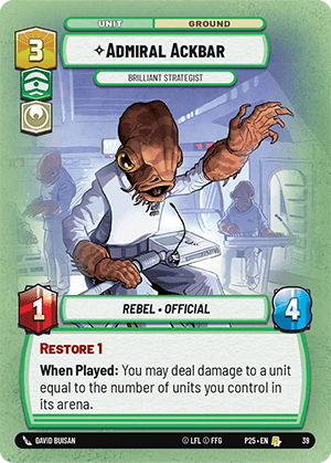 ⟡ Admiral Ackbar, Brilliant Strategist
