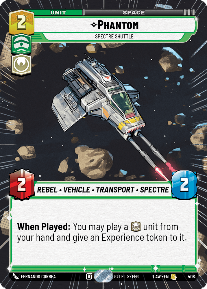 ⟡ Phantom, Spectre Shuttle