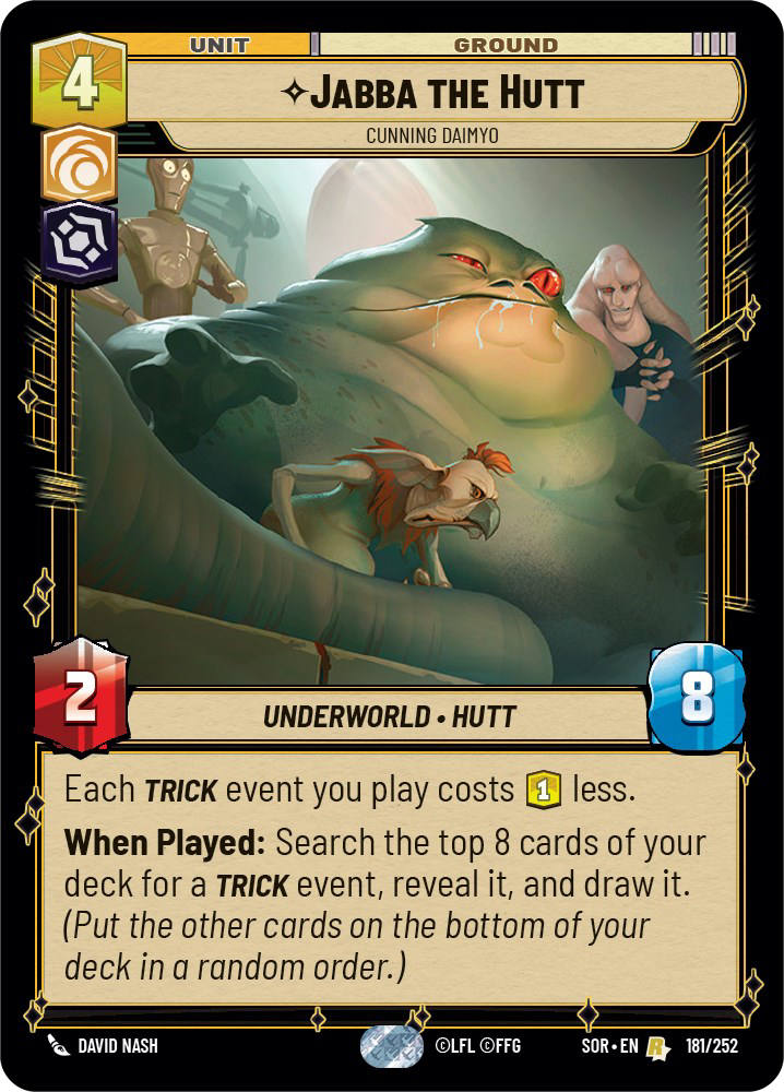 ⟡ Jabba the Hutt, Cunning Daimyo