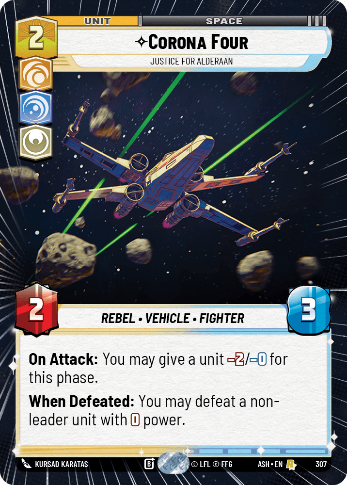 ⟡ Corona Four, Justice for Alderaan