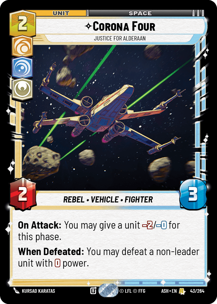⟡ Corona Four, Justice for Alderaan