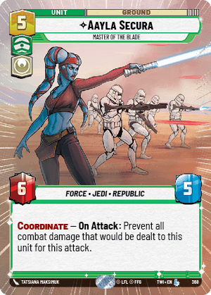 ⟡ Aayla Secura, Master of the Blade