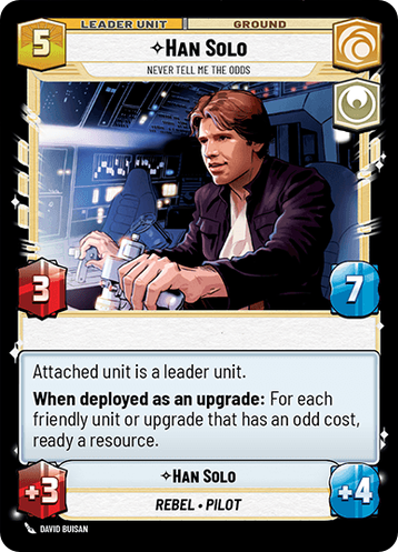 ⟡ Han Solo, Never Tell Me the Odds