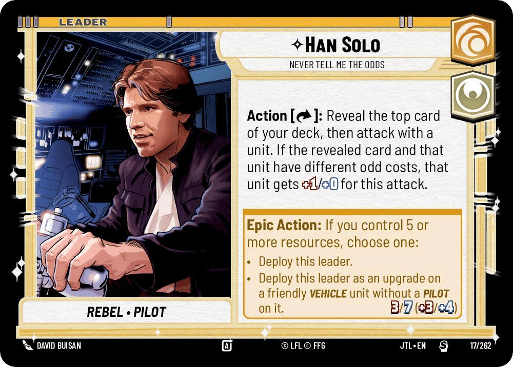 ⟡ Han Solo, Never Tell Me the Odds
