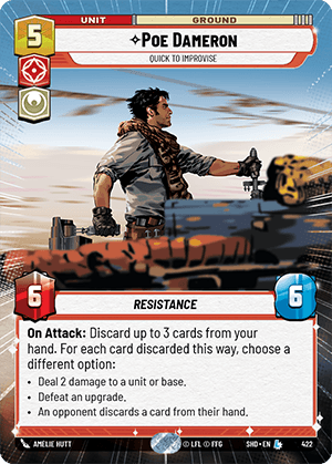 ⟡ Poe Dameron, Quick to Improvise