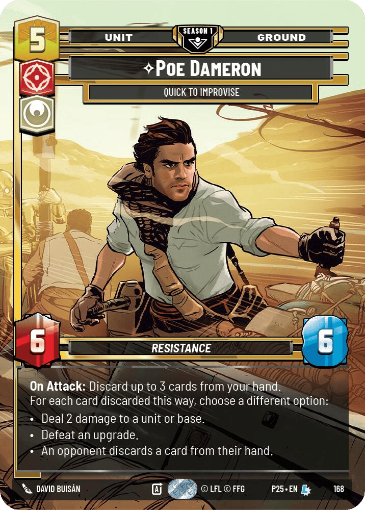⟡ Poe Dameron, Quick to Improvise