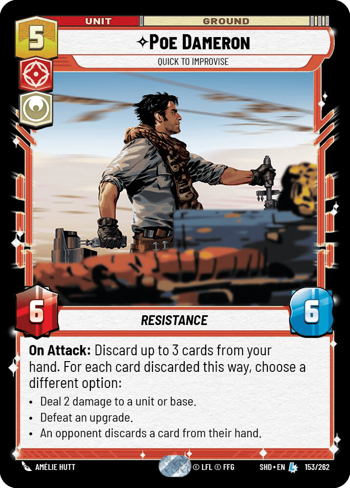 ⟡ Poe Dameron, Quick to Improvise