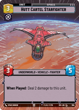 Hutt Cartel Starfighter