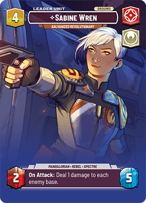 ⟡ Sabine Wren, Galvanized Revolutionary (back)