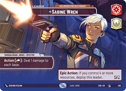 ⟡ Sabine Wren, Galvanized Revolutionary
