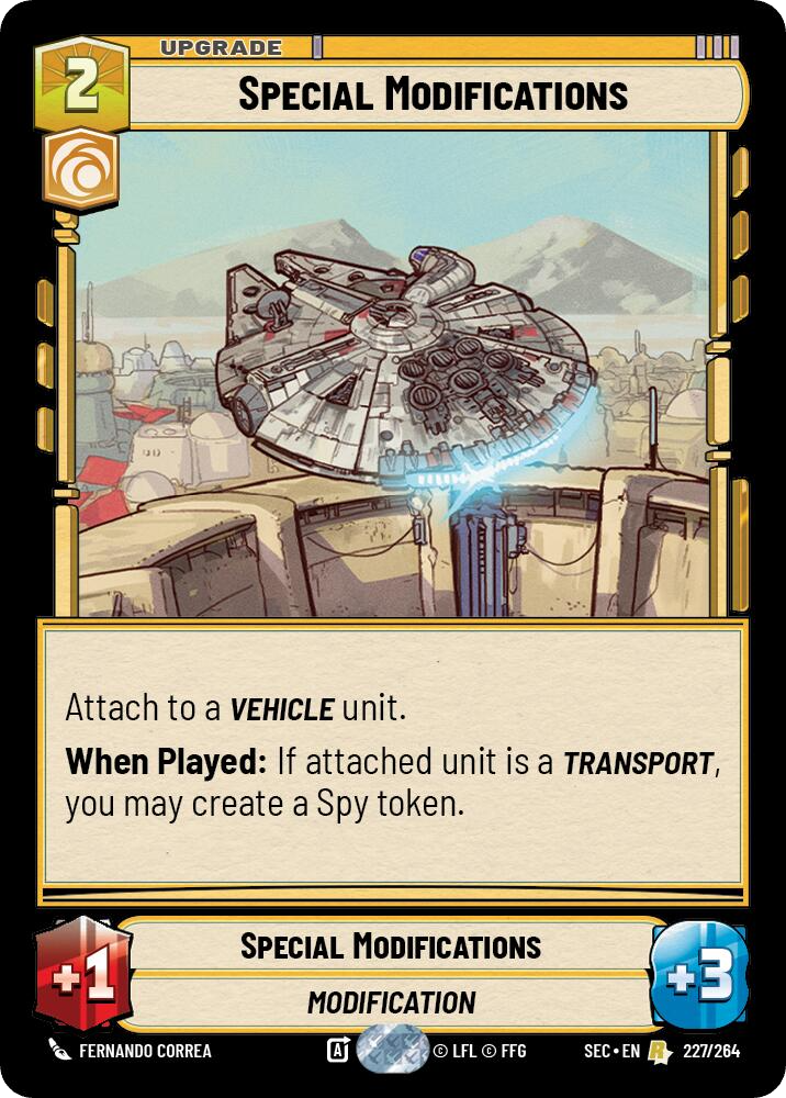 Special Modifications