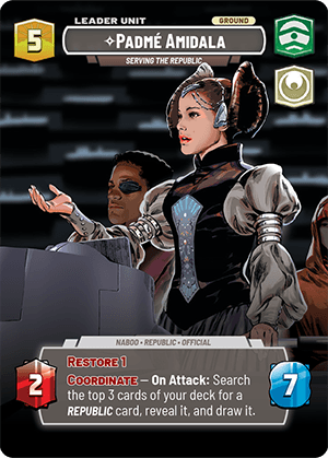 ⟡ Padmé Amidala, Serving the Republic (back)