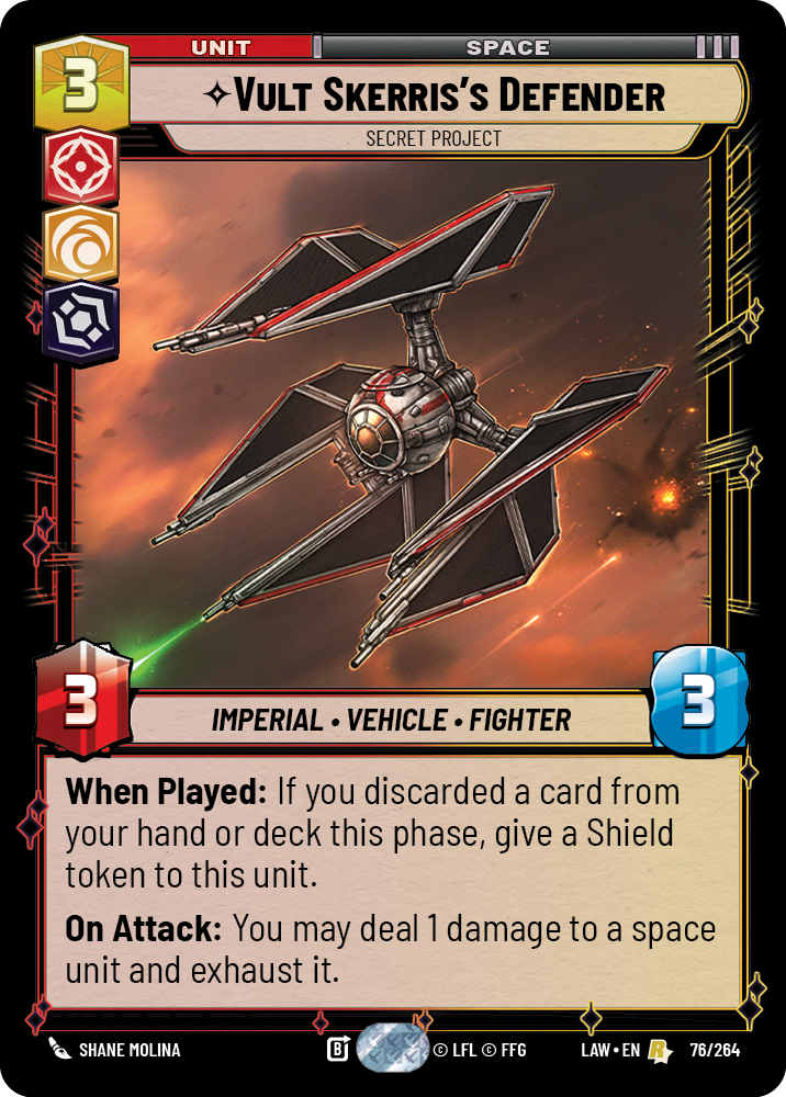 ⟡ Vult Skerris's Defender, Secret Project