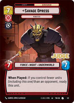 ⟡ Savage Opress, Monster