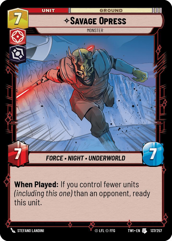 ⟡ Savage Opress, Monster