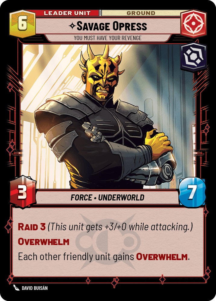 ⟡ Savage Opress, You Must Have Your Revenge (back)