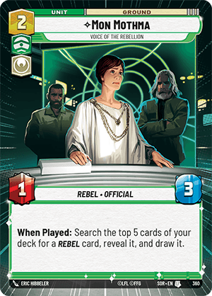 ⟡ Mon Mothma, Voice Of The Rebellion
