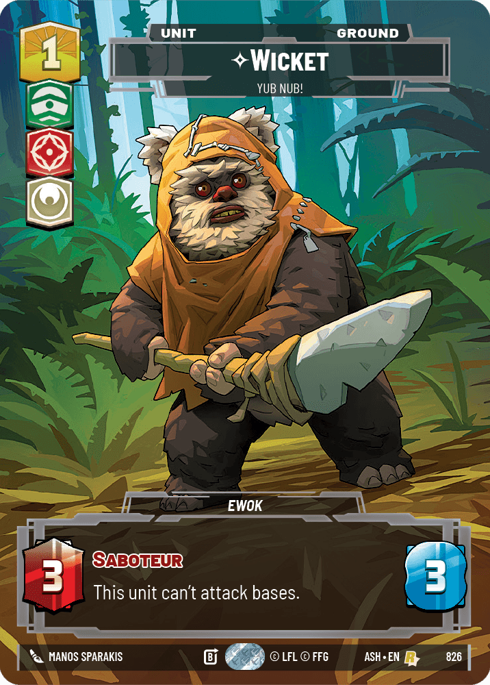 ⟡ Wicket, Yub Nub!