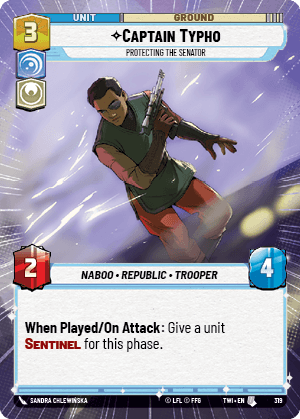 ⟡ Captain Typho, Protecting the Senator