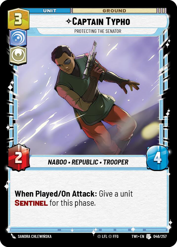 ⟡ Captain Typho, Protecting the Senator