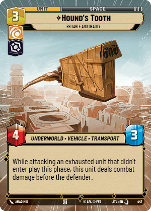 ⟡ Hound's Tooth, Reliable and Deadly