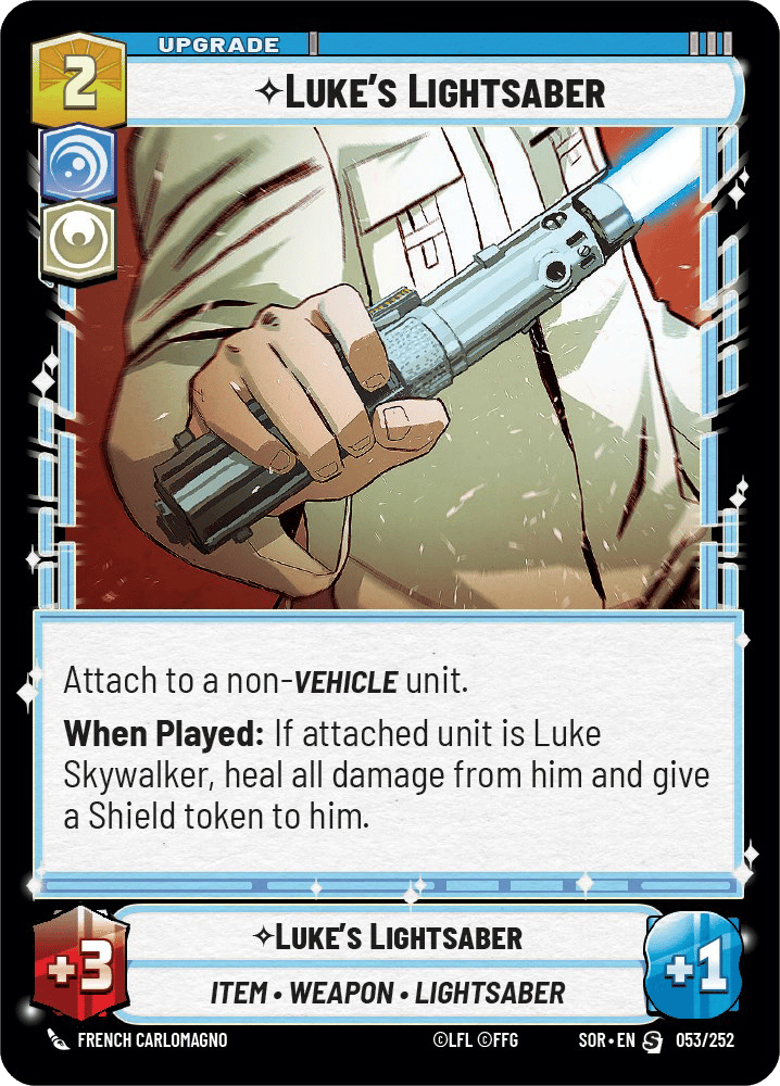 ⟡ Luke's Lightsaber