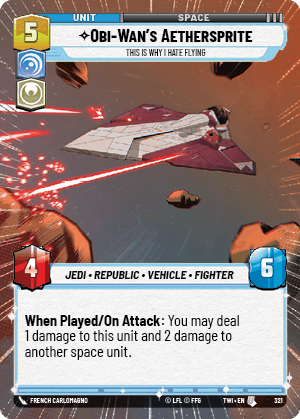 ⟡ Obi-Wan's Aethersprite, This is Why I Hate Flying