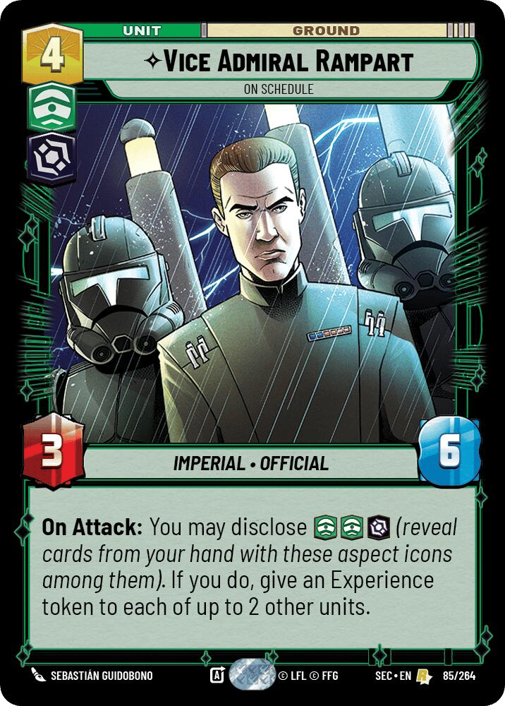 ⟡ Vice Admiral Rampart, On Schedule