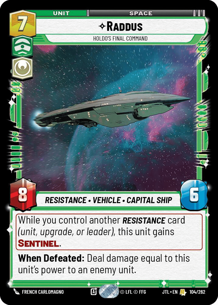 ⟡ Raddus, Holdo's Final Command