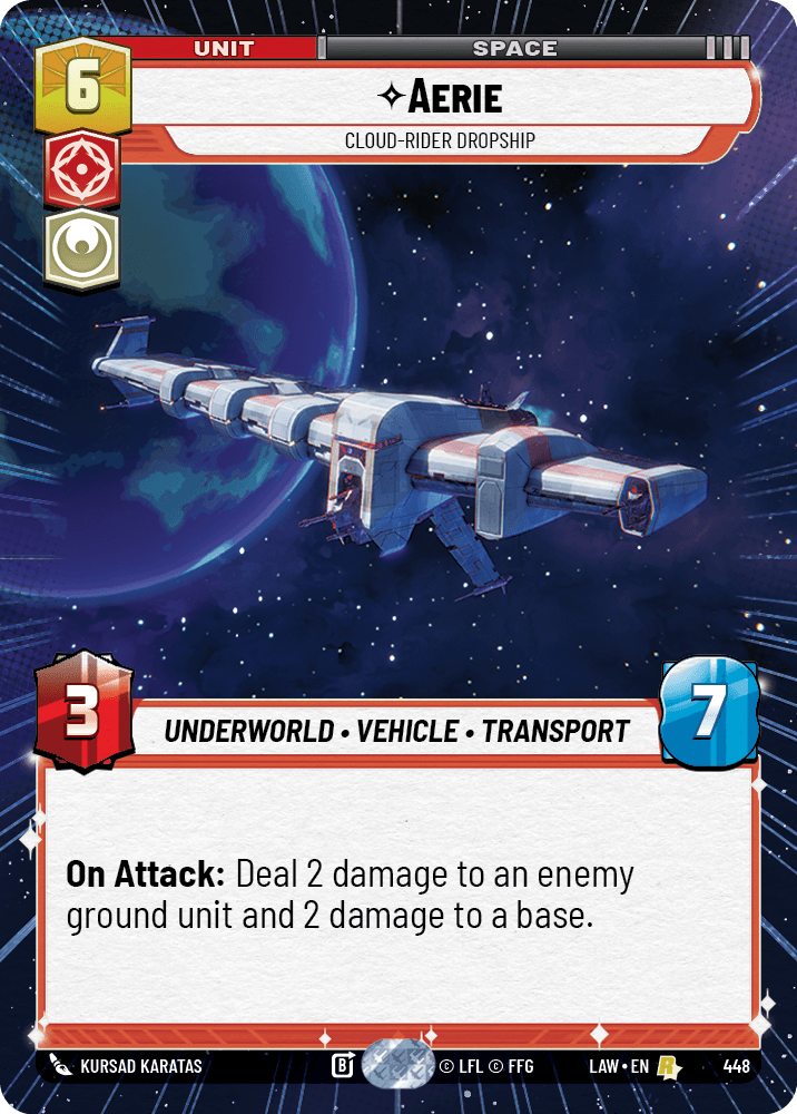 ⟡ Aerie, Cloud-Rider Dropship