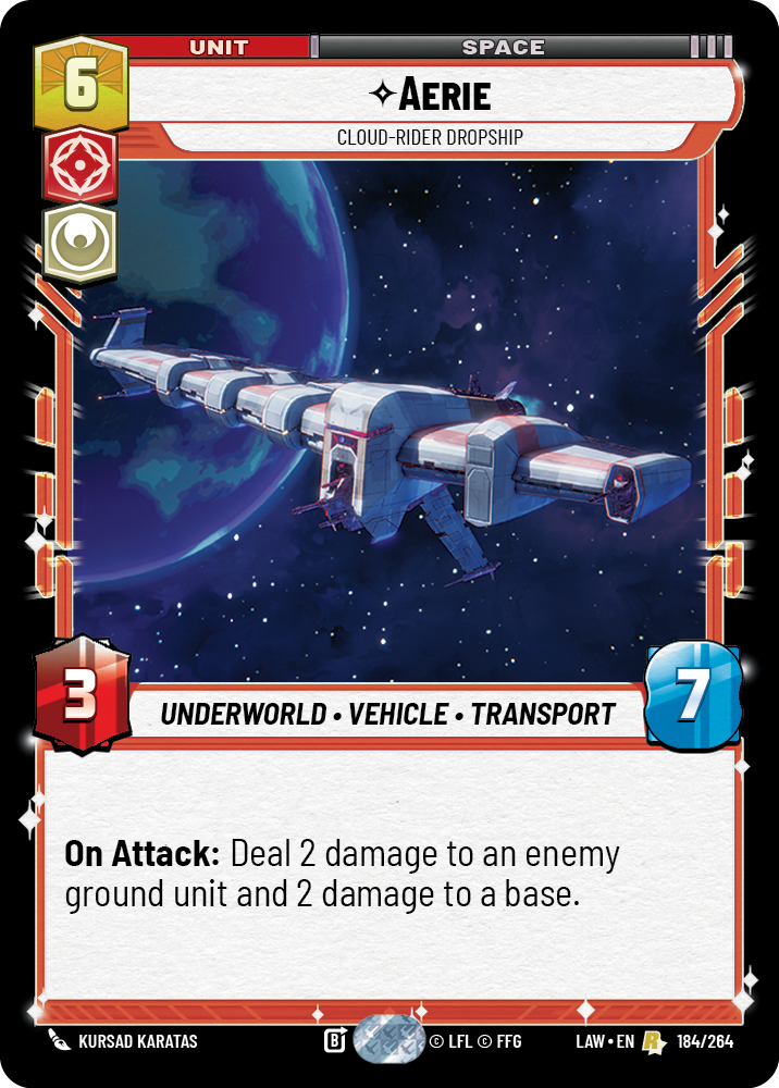 ⟡ Aerie, Cloud-Rider Dropship