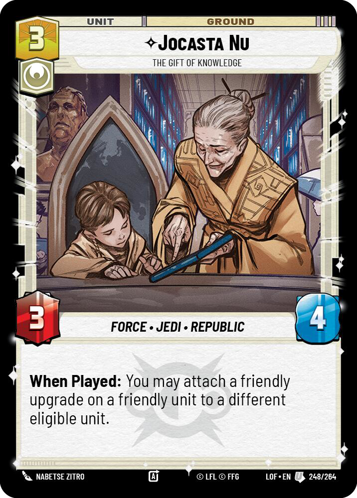 ⟡ Jocasta Nu, The Gift of Knowledge
