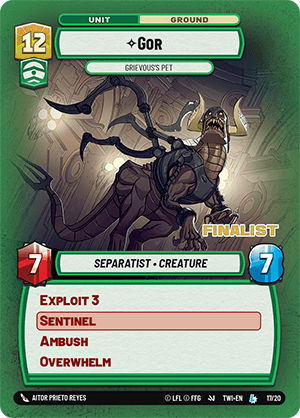 ⟡ Gor, Grievous's Pet