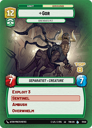 ⟡ Gor, Grievous's Pet